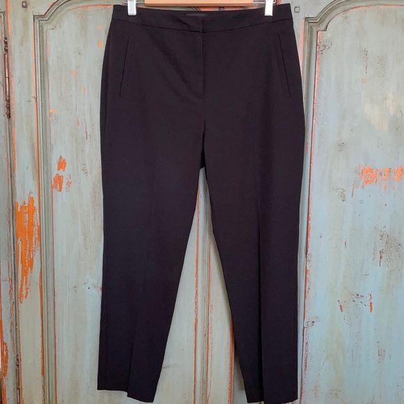 Top Shop Straight Leg Black Pants, Size 8 - Picture 5 of 14